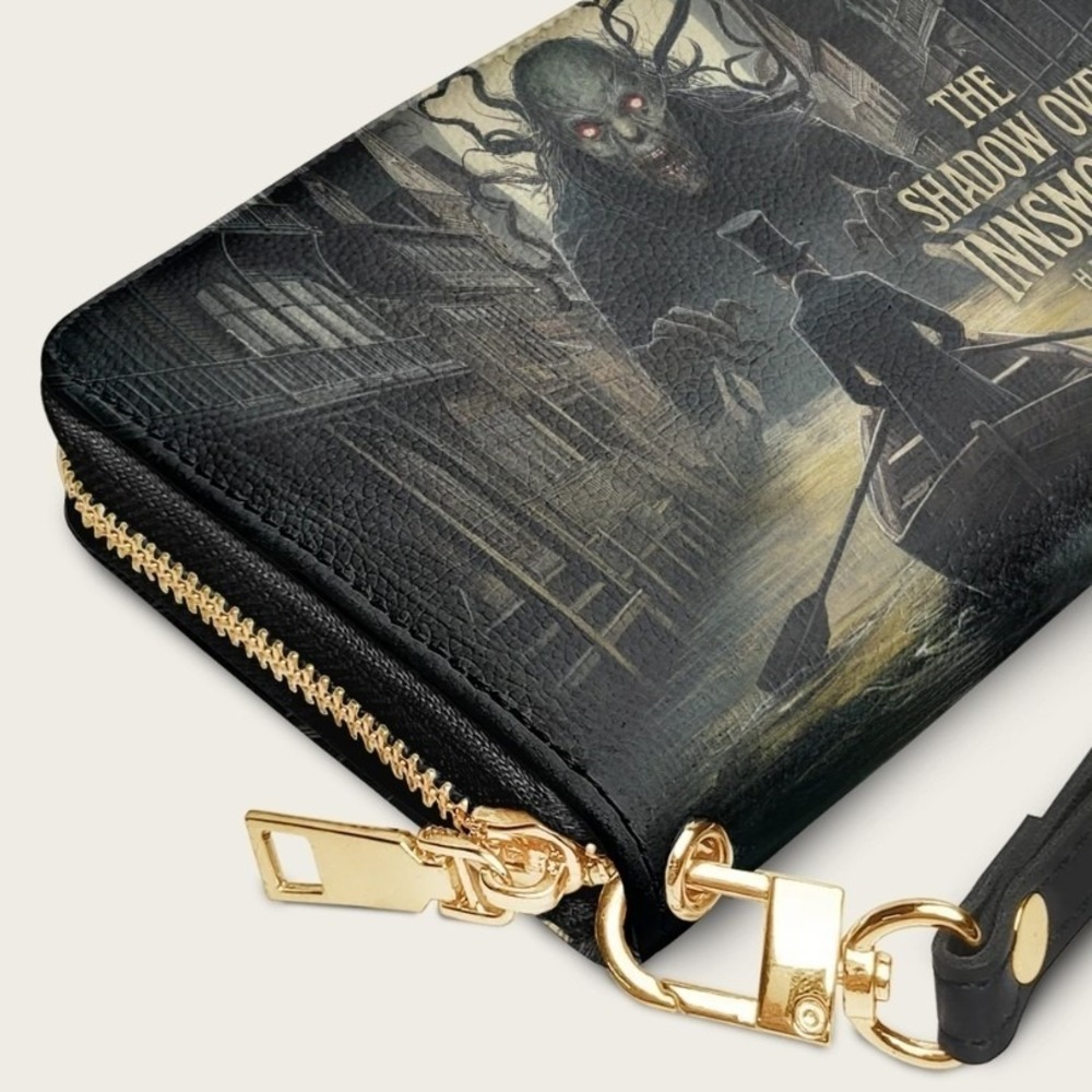 The Shadow Over Innsmouth Wallet Goth Halloween New NWT Grunge Lovecraft Cthulhu - Picture 3 of 4